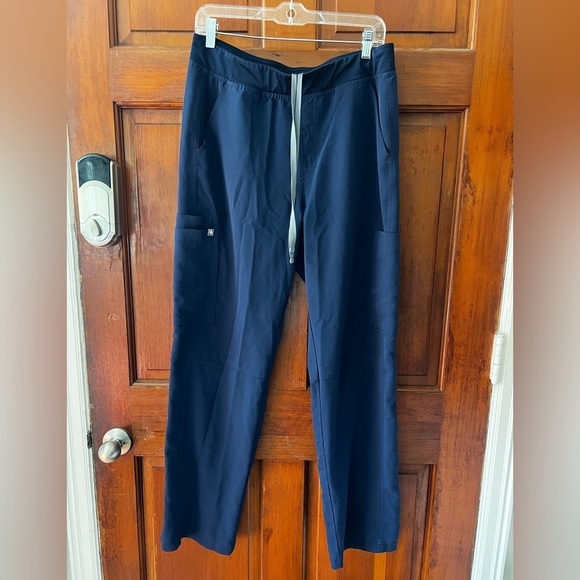 Figs Pants - FIGS Yola Straight Leg Scrub Pants Navy Blue Women’s Large Regular